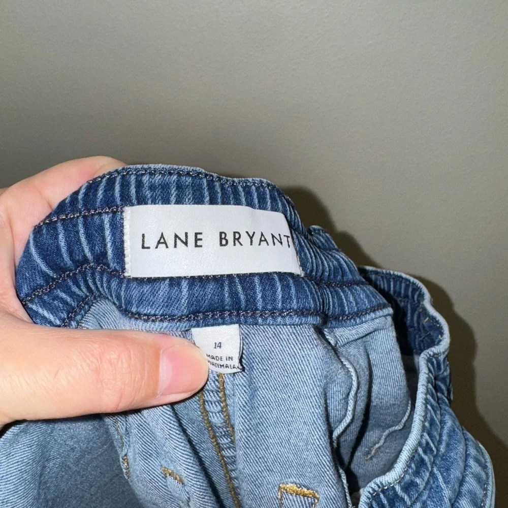 Lane Bryant Women's Blue Wide Leg Jeans - Picture 8 of 9